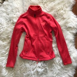Red Fleece Northface Jacket